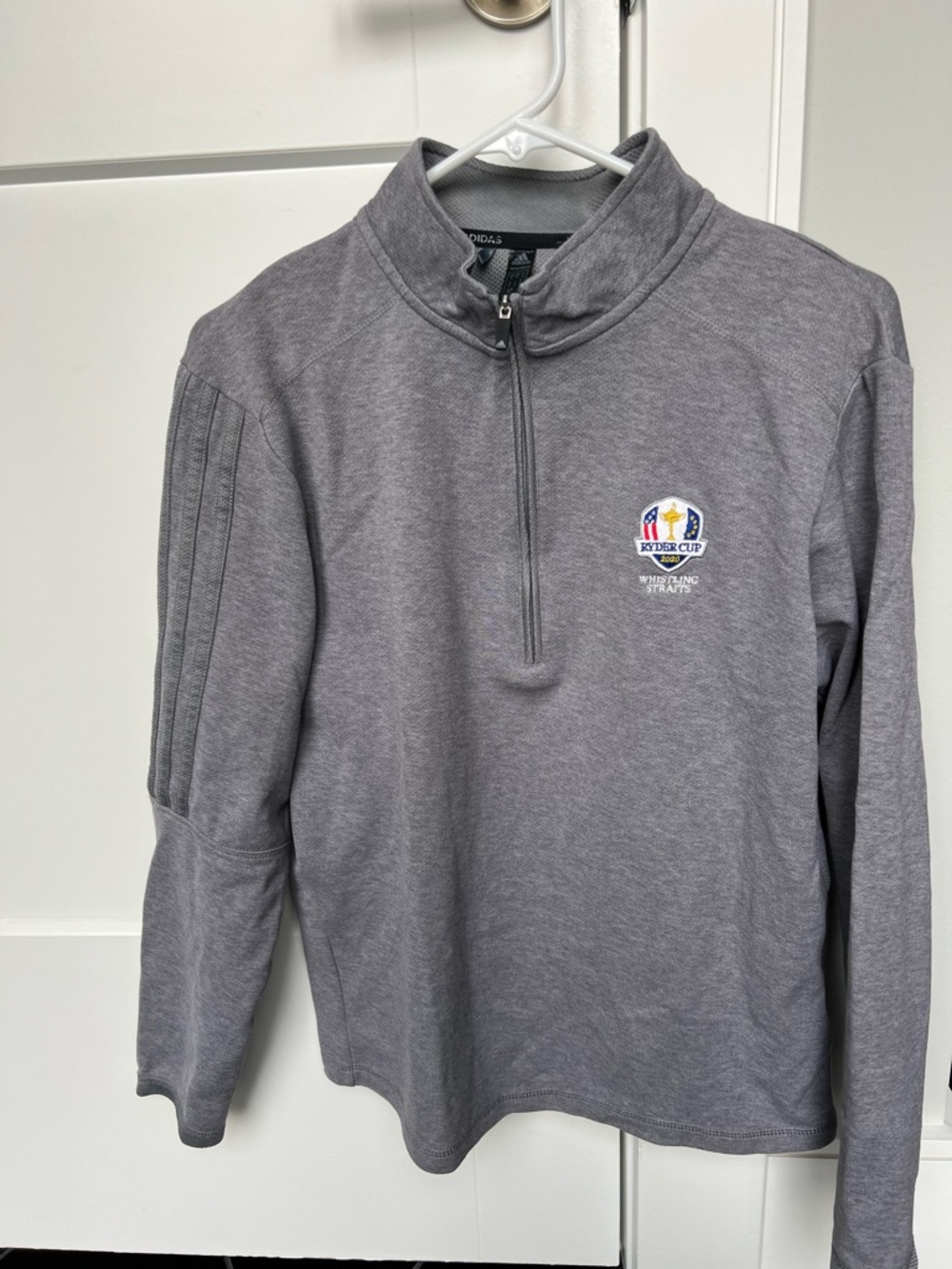 adidas Gray Ryder Cup Half-Zip Pullover
